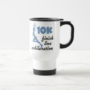 Caneca Térmica Linha de Término Azul de 10.000