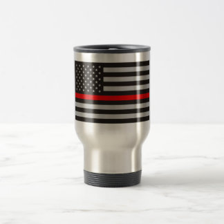 CANECA TÉRMICA LINHA VERMELHA FINA CAFÉ DA BANDEIRA AMERICANA
