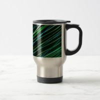 linhas verdes neon