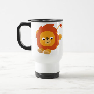 Caneca Térmica Lion Viagem ao trabalho de pinhão de animação fofa