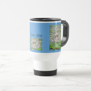 Caneca Térmica Lírios de Água 