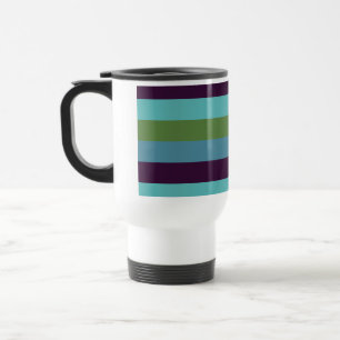 Caneca Térmica Listras de harmonia costeira