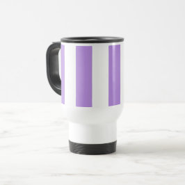 Caneca Térmica Listras Roxas, Listras Brancas, Padrões Lançados