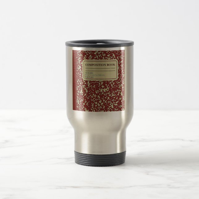 Caneca Térmica Livro de Composição/Professora Estudante (Centro)