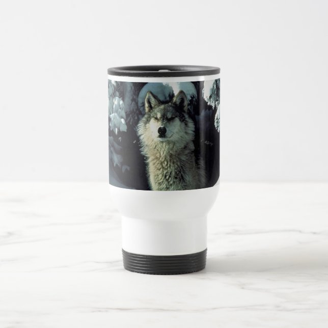 Caneca Térmica Lobo de inverno (Centro)