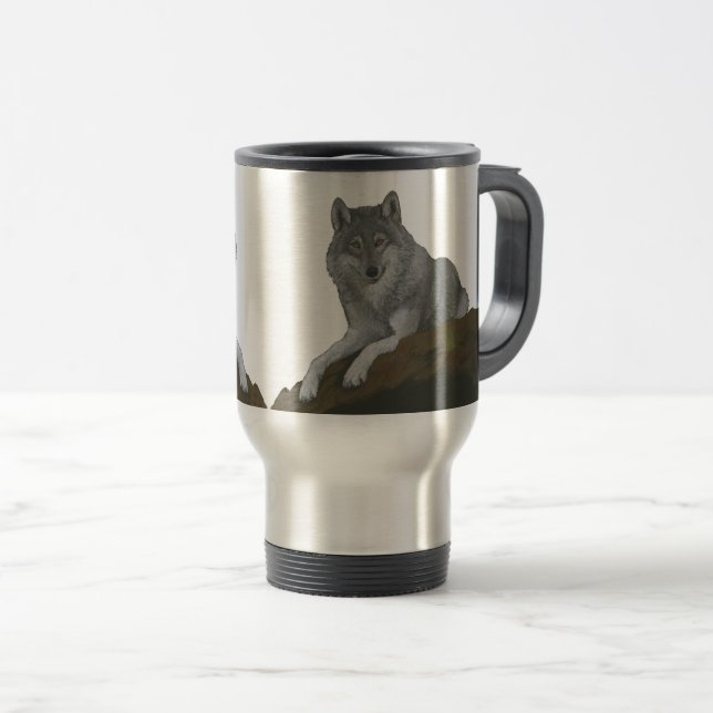 Caneca Térmica Lobos (Frente Esquerda)
