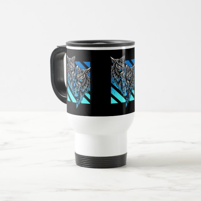 Caneca Térmica Lobos (Frente Esquerda)