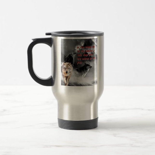Caneca Térmica lobos (Esquerda)