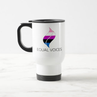 Caneca Térmica Logotipo da igualdade de sinalizador do Genderflui