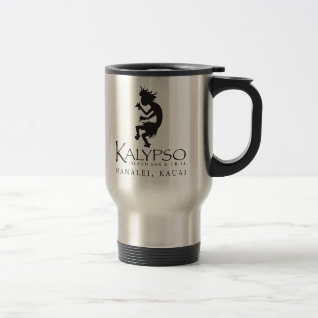 Caneca Térmica Logotipo de Kalypso Kane no preto (Direita)