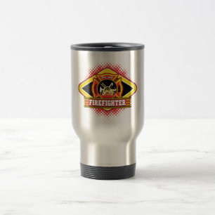 Caneca Térmica Logotipo do sapador-bombeiro