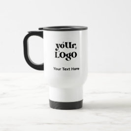 Caneca Térmica Logotipo e texto minimalistas