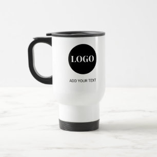 Caneca Térmica logotipo e texto personalizados para negócios 