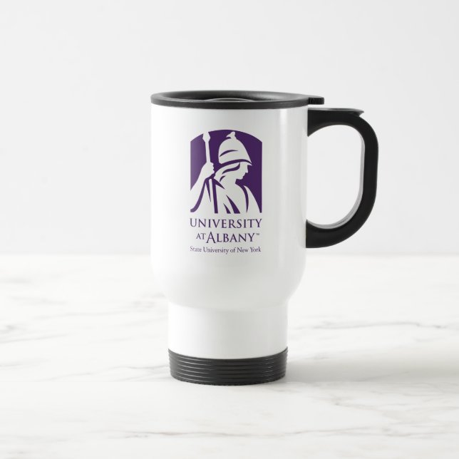 Caneca Térmica Logotipo Icônico da Universidade de Albany (Direita)