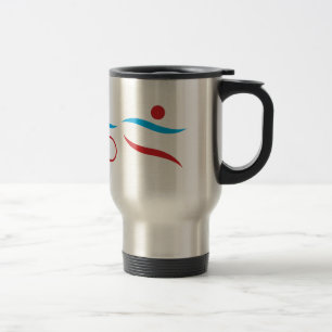 Caneca Térmica Logotipo legal moderno Triathlon