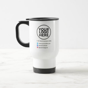 Caneca Térmica Logotipo Personalizado Com Slogan Social