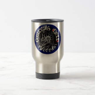 Caneca Térmica Logotipo preto & azul