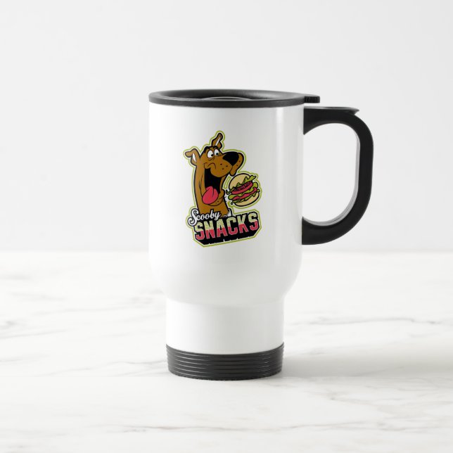 Caneca Térmica Logotipo Scooby-Doo "Scooby Snacks" (Direita)