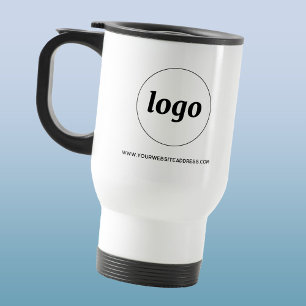 Caneca Térmica Logotipo simples e Promocional de texto para empre