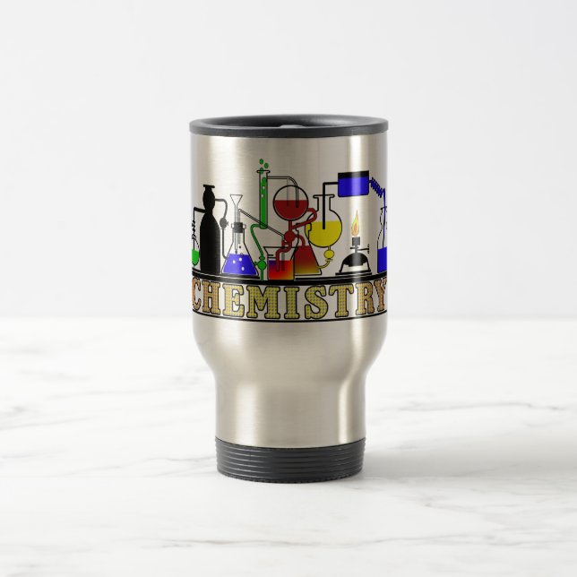 CANECA TÉRMICA LOGOTIPOS E FLASKS DE QUÍMICA (Centro)