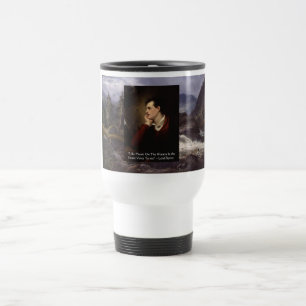 Caneca Térmica Lorde Byron "Sweet Voice", Cota De Amor, Oferece C