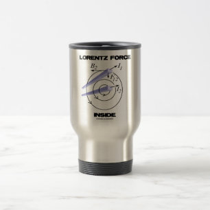 Caneca Térmica Lorentz Force Dentro Eletromagnetismo Humor