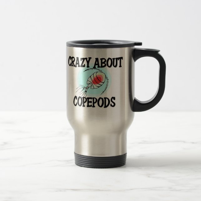 Caneca Térmica Louco sobre Copepods (Direita)