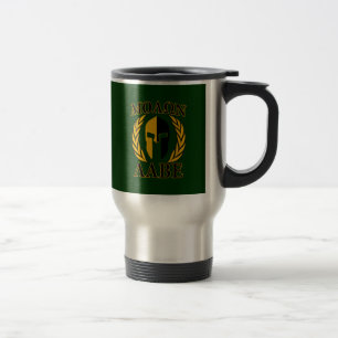 Caneca Térmica Louros espartanos de Molon Labe em Forest Green