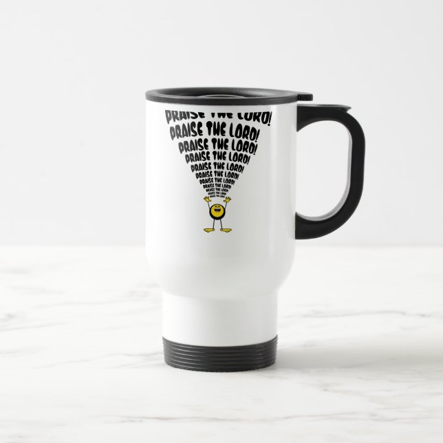 Caneca Térmica Louvado Senhor Emoji (Direita)