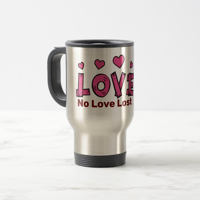 Caneca Térmica LOVE Mugs (Frente Esquerda)