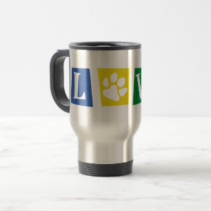 Caneca Térmica Love Paw Retro