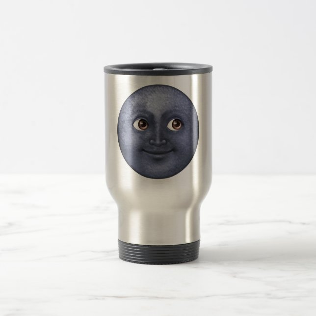 Caneca Térmica Lua Azul Escura - Emoji (Centro)