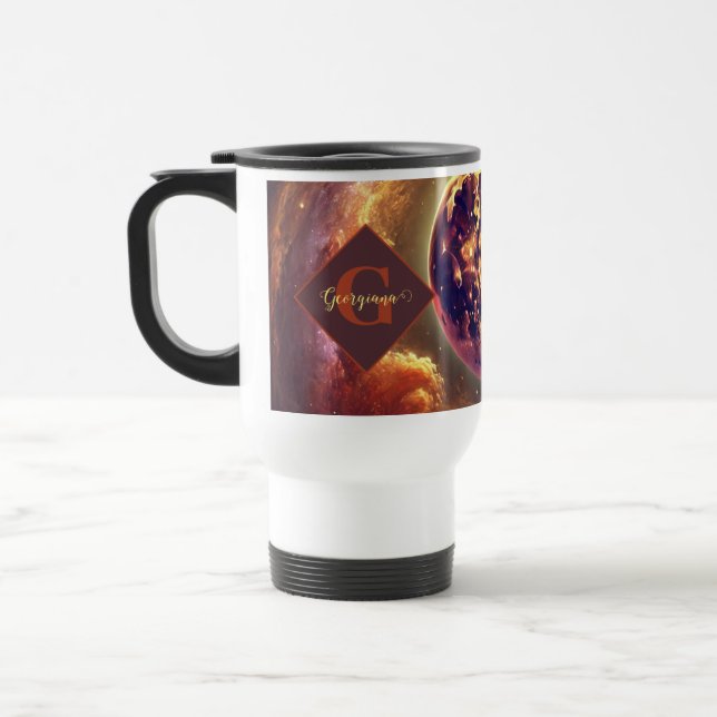 Caneca Térmica Lua de Colheita Automática Personalizada de Galáxi (Esquerda)