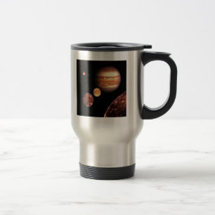 Caneca Térmica Luas galileus astronomia de Jupiter & presentes da