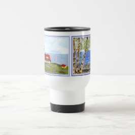 Caneca Térmica Luz principal de Portland "uma vista do monte" &