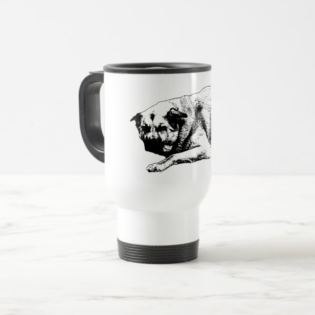 Caneca Térmica Luz Suave, Assento Aberto (Frente Esquerda)