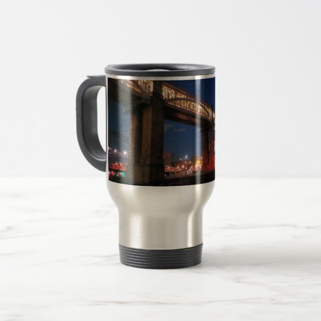 Caneca Térmica Luzes sob a ponte (Frente Esquerda)