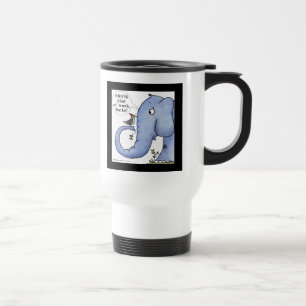 Caneca Térmica Má compreensão do elefante e do pica-pau