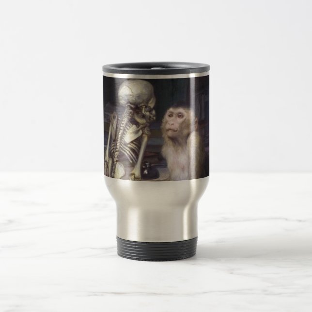 Caneca Térmica Macaco antes do esqueleto (Centro)