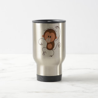Caneca Térmica Macaco bonito da dança