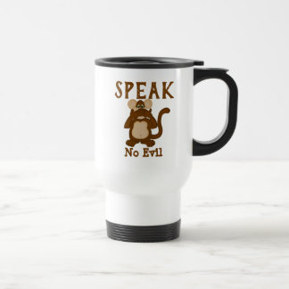 Caneca Térmica Macaco Engraçado Fala Sem Mau