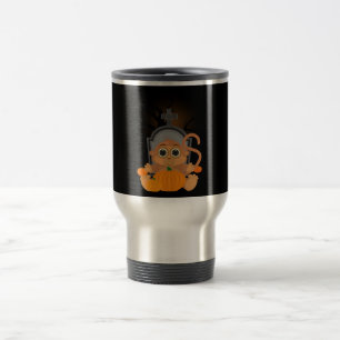 Caneca Térmica Macaco Halloween