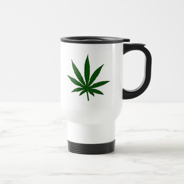 Caneca Térmica Maconha (Direita)