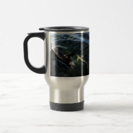 Caneca Térmica Mãe comum de golfinhos e bebê