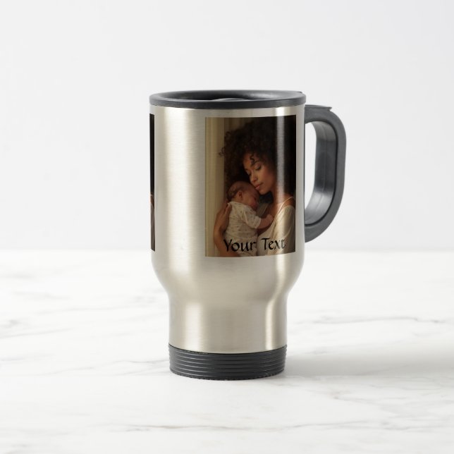 Caneca Térmica Mãe e Bebê Personalizados (Frente Esquerda)