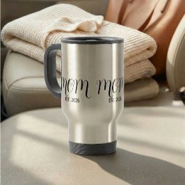 Caneca Térmica Mãe Estabelecida Roteiro Preto Novo Presente de Mã