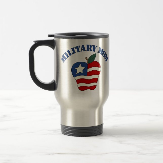 Caneca Térmica Mãe Patriótica Apple Militar (Esquerda)