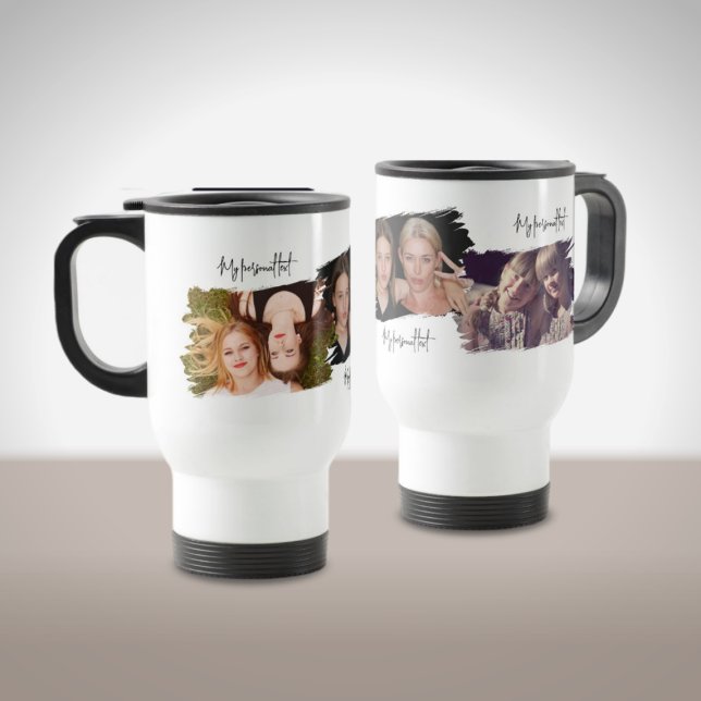 Caneca Térmica Mágula térmica com cheio de memórias para este ver (photo customizable gift, thermal cup mug, custom photo, coffee mug for birthday family and friends)