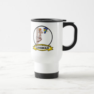 CANECA TÉRMICA MAIOR CARTÃO DE HOMENS LINÊS DO MUNDO