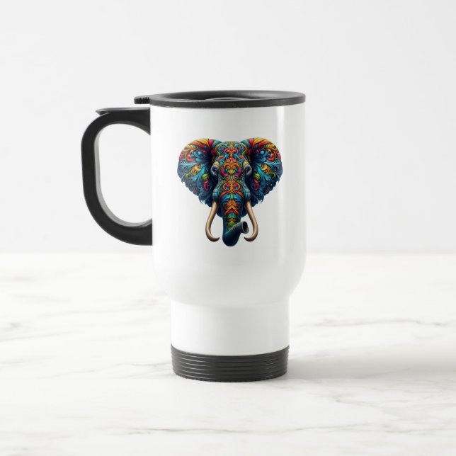Caneca Térmica Majestosos Nadinhos do Elefante (Esquerda)